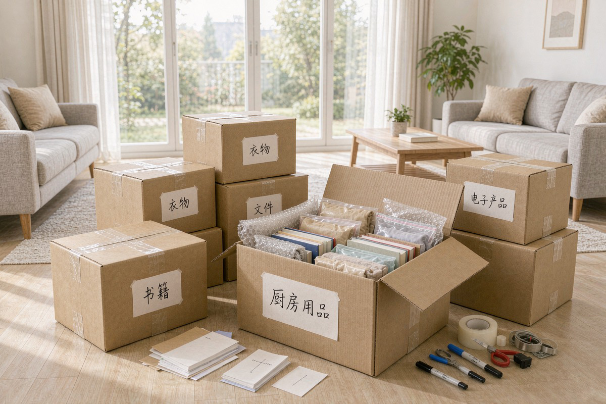 搬家前后整理收纳全流程：一份不慌乱的行动清单