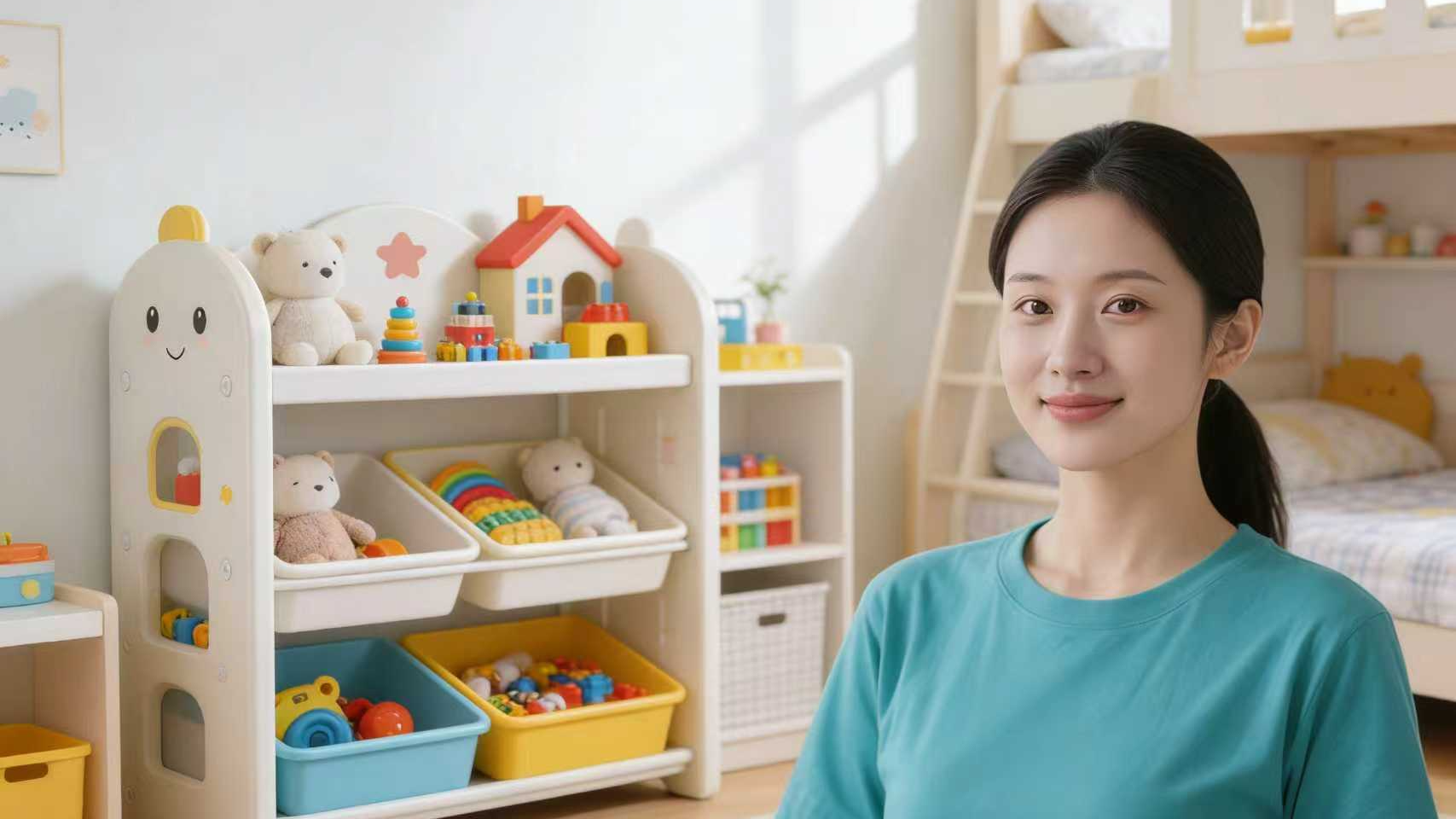 儿童房收纳：让孩子自己主动收拾玩具的 3 个技巧